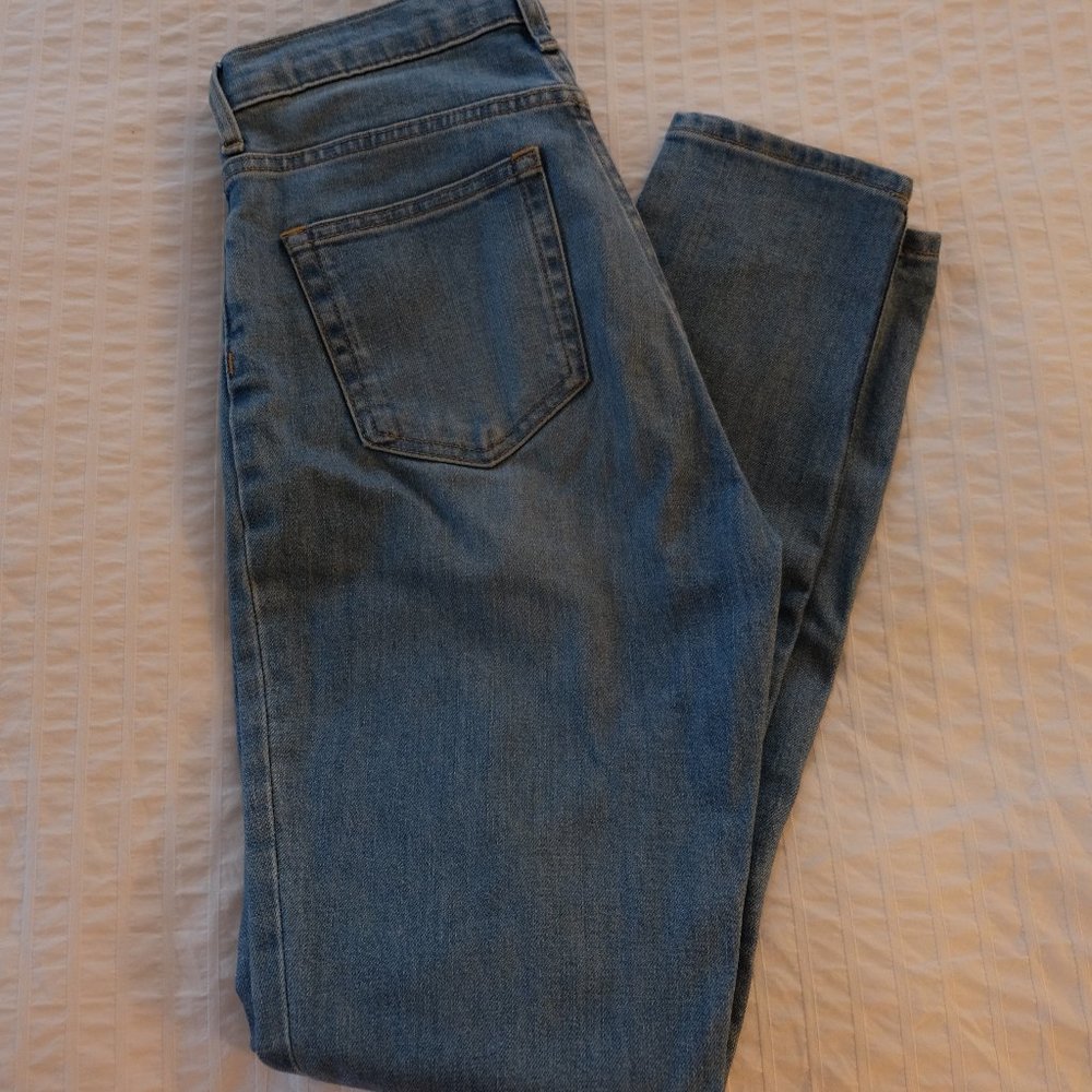 Everlane High-Rise Skinny Jean (Light Blue)